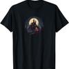 Scary Spooky Dracula Castle Moon Night Artistic T-Shirt