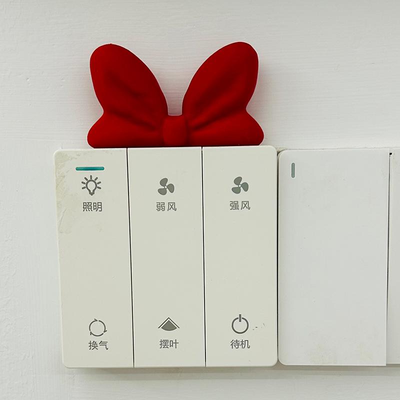 Bow-Shaped Screen Decorator Computer Monitor & Car Vent Decoration Stress Fidget For Girls, Plastic Ornament For Home Office