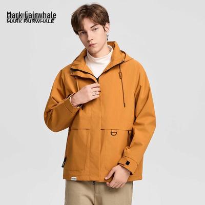 Mark Fairwhale Herren Modejacke mit vielen Taschen