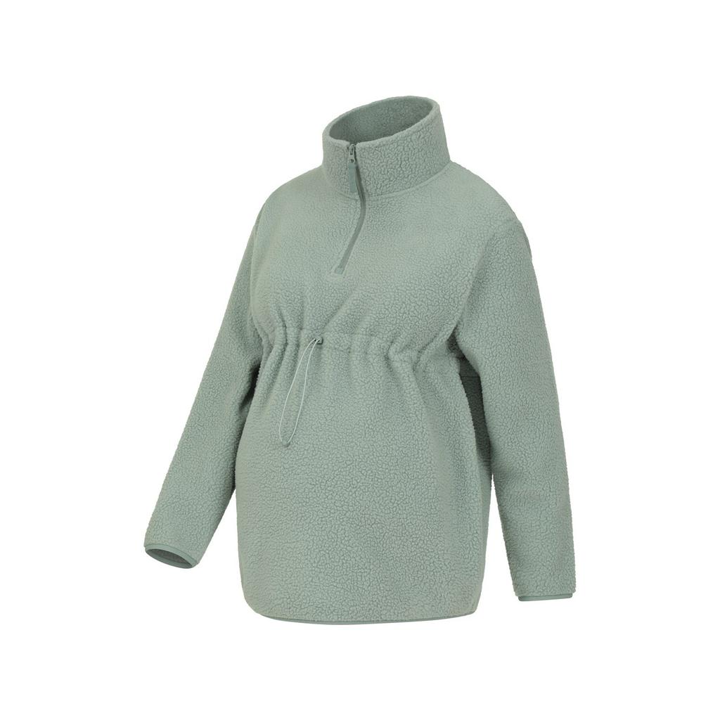 Mountain Warehouse Womens/Ladies Cosy Sherpa Half Zip Maternity Fleece Top