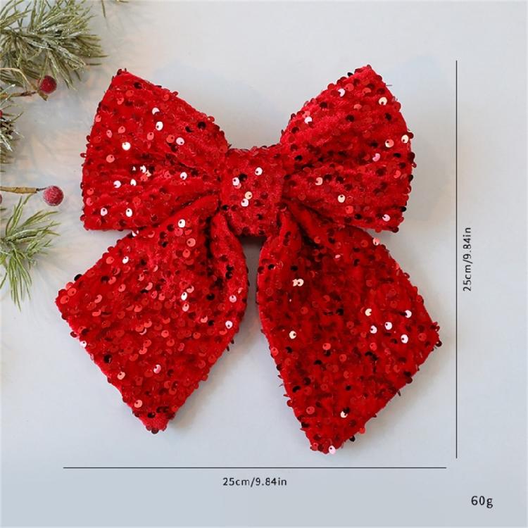 Christmas Tree Bowknot Festival Decoration Unique Christmas Bowknot Ornament Elegant Adornment for Home School
