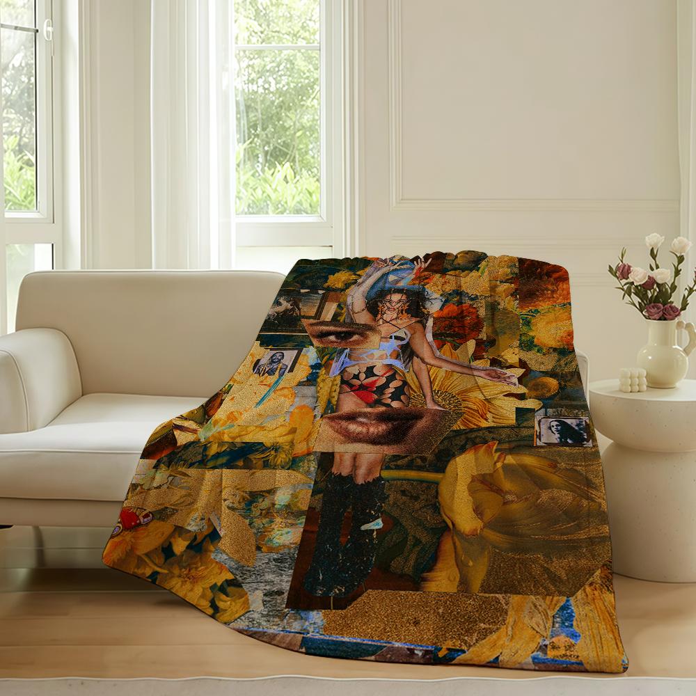 Singer M Marina Sena Coisas Naturais Blanket Warm Soft Suitable For Bedroom Sofa Bed Living Room Office Travel Camping Gifts