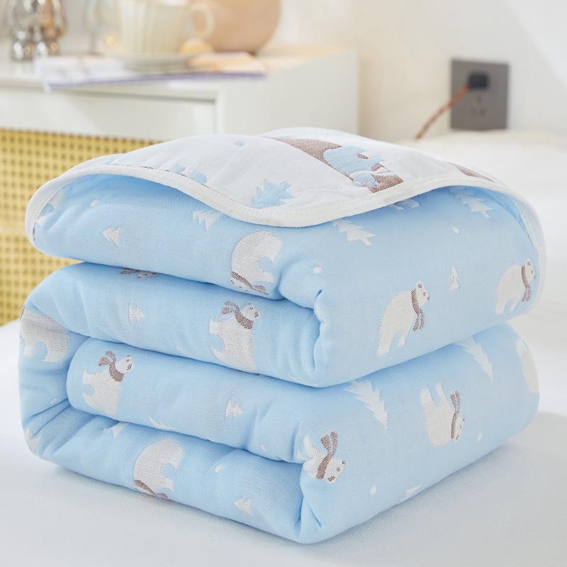 Summer Cooling Blanket Breathable Soft Cooling Quilt Machine Washable Air Conditioning Quilt