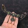 Dragon Bloodstone Necklace Copper Wire Wrapped Necklace Adjustable Chain Necklace Gemstone Copper Wire Jewelry Handmade Necklace For Gifts