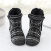 Slippers Boots Women Winter Warm Plush & Knit Indoor Outdoor House Slippers Snow Boots