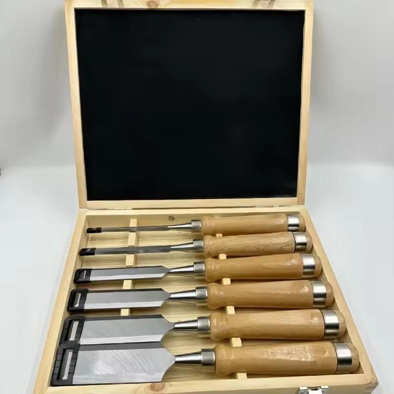 6/8 Pcs Wood Carving Hand Chisels Set Professional Wood Cut Knife Sculpting Hand Tools Chisel Woodworking for Carpenter