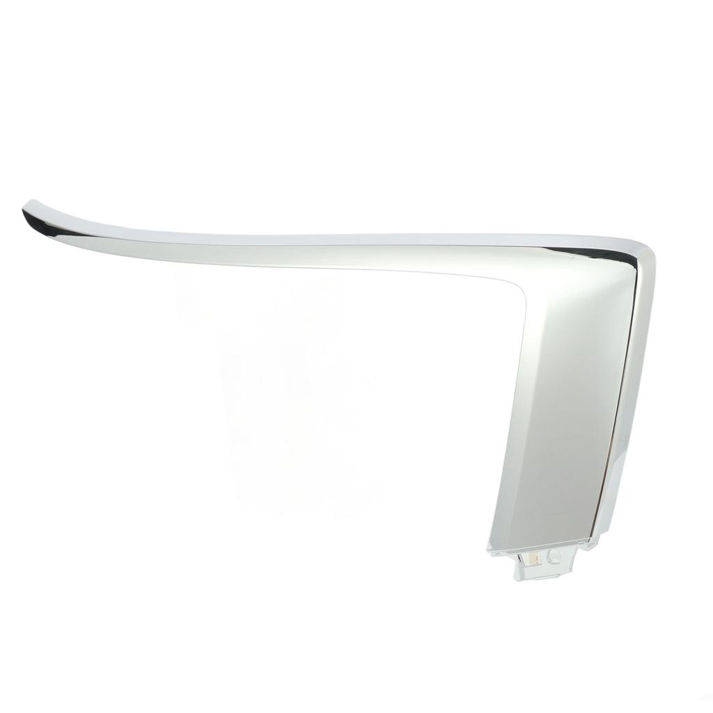 Front Bumper Upper Chrome Trim Stylish Replacement for Mitsubishi Eclipse Cross 2018 To 2021 Right: