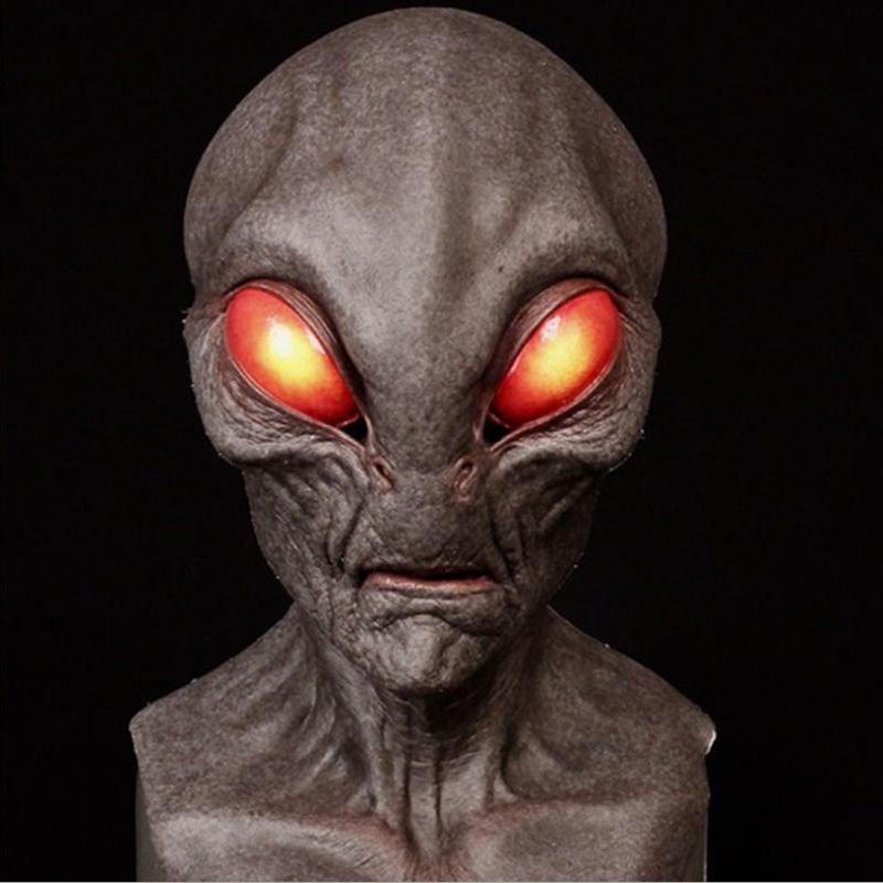 

Halloween Alien Mask: Bald, Handsome Guy & Old Grandma Face Theme