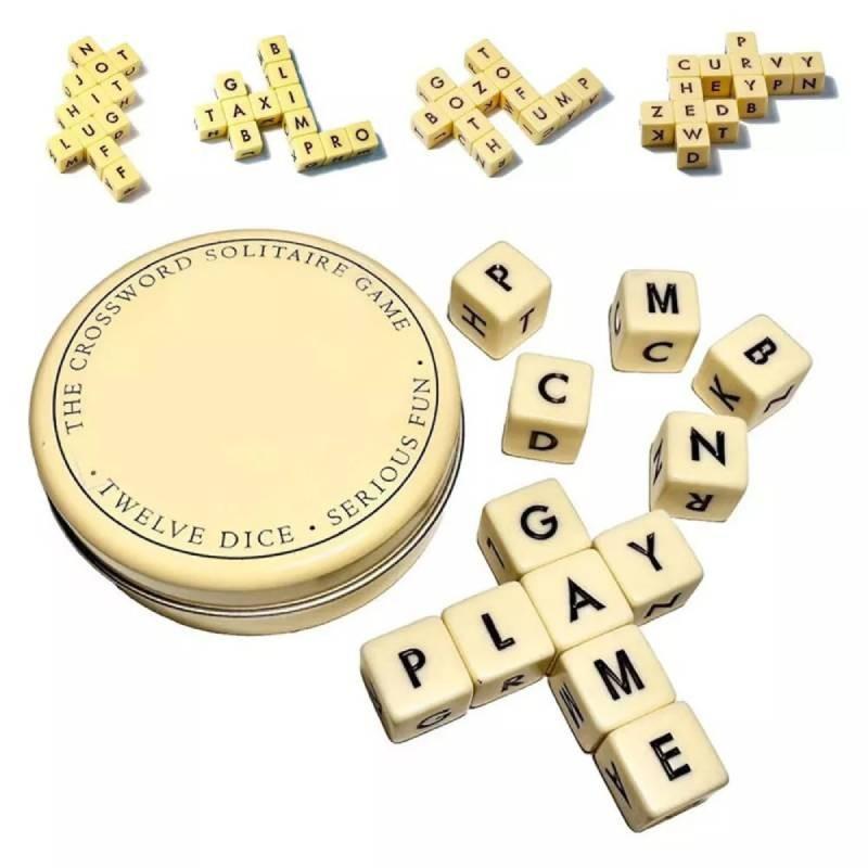 Classic Crossword Solitaire Game Crafted From Durable Plastic For Endless Entertainment
