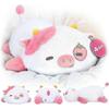 Weighted Strawberry Cow Plush 23cm Cute & Soft Stuffed Animal Pillow for Kids Girls Women Anxiety Relief Calming Companion