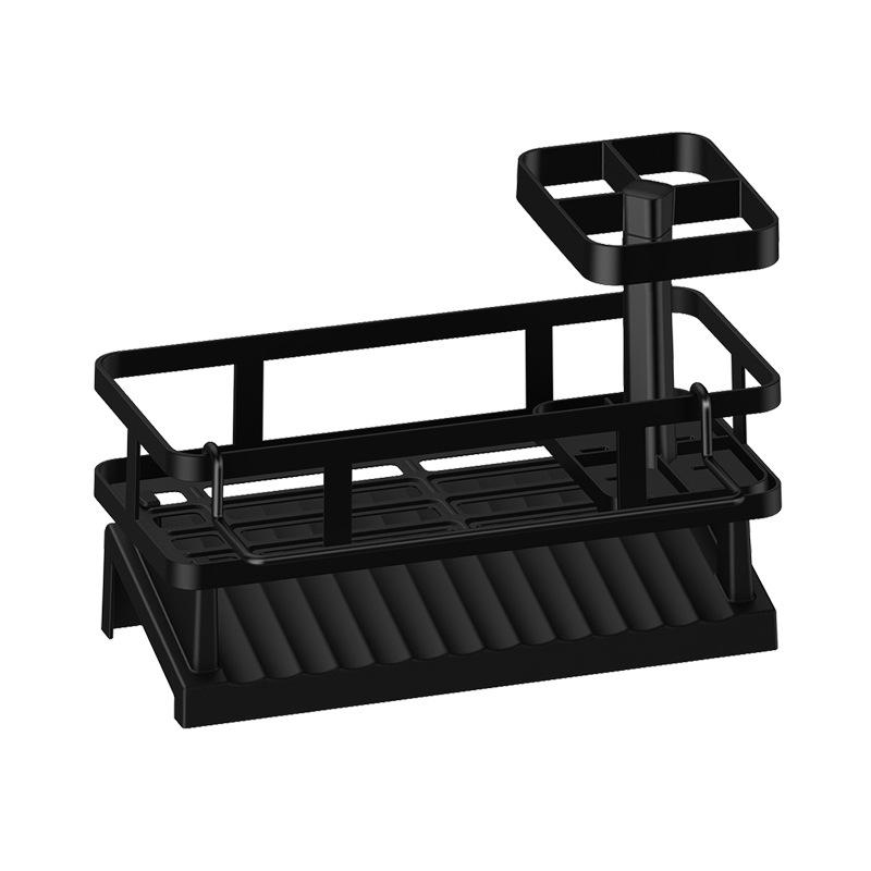 No-Drill Sponge & Brush Holder Rack for Kitchen Sink