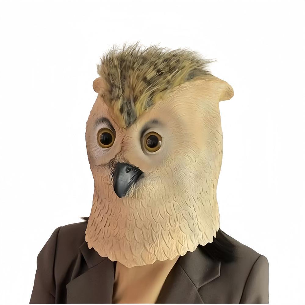 Owl Latex Mask Animal Face Mask For Halloween Costume Parties And Holiday Celebrations
