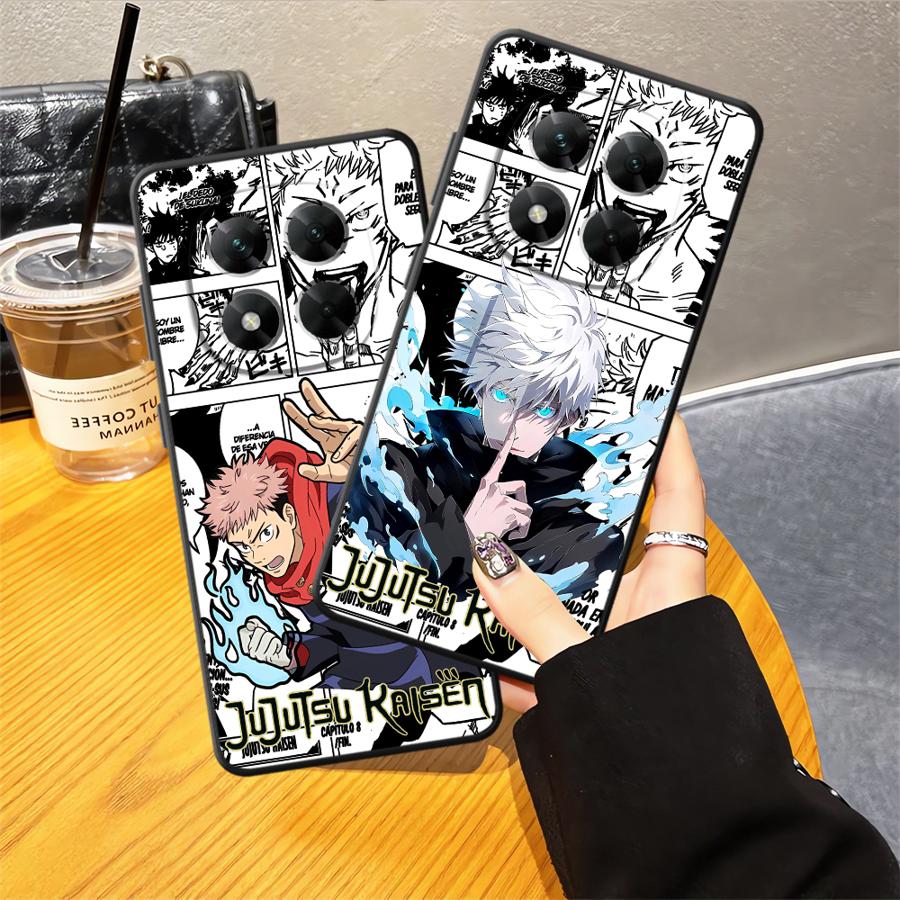 Anime  J-Jujutsu K-Kaisen Soft Back Phone Cover Case for Xiaomi Poco M3 M4 Pro C65 F3 F4 F5 M5 C50 C51 X3 X4 X5