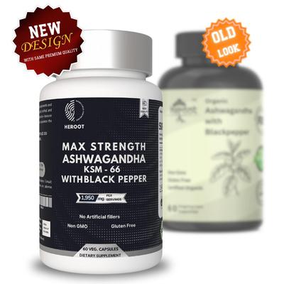 Carbamide Forte Bio Ashwagandha mit Schwarzem Pfeffer Wurzelpulver | 100g | Unterstützt Stressabbau & Vitalität