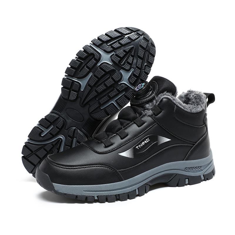 Winter Men'S And Women'S Snow Boots Non-Slip Waterproof Comfortable Booties Sneakers Men'S Plush Outdoor Hiking Shoes 36-48