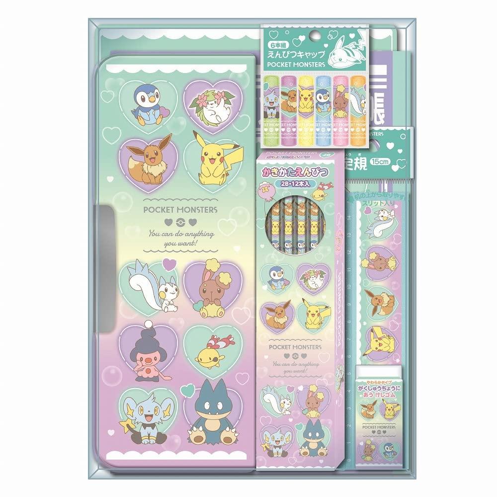 

Showa Note Pokemon Heart Bubble Gift Set Crystal Case Type 950729M04