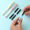 0.38mm Erasable Fountain Pen (1 Pen 4 Ink Sacs 1 Pen Cap) Ink Writing Pen Fountain Pen Set  Office