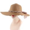 Women's Summer Straw Hat with Large Edges for Sunscreen and Vacation Dome Sun Hat