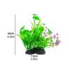 Simulation Artificial Water Plant with Base Life Like Fishtanks PVC Grass for Aquariums Underwater Landscape Plant 5PCS