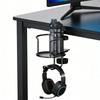 Support de table métallique pratique pour tasses et porte-sacs pour bouteilles d'eau, écouteurs au bureau, chambre d'étudiant