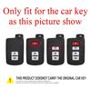 2026 Hot For Toyota Hub Caps Newly Car Key Case Cover Protective Shell Fob For Toyota RAV4 Highlander Avalon Sequoia Tundra Taco