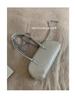 2024 Korean Spring Niche Ballet-Inspired Silver Shoulder Bag: Trendy & Versatile Handbag