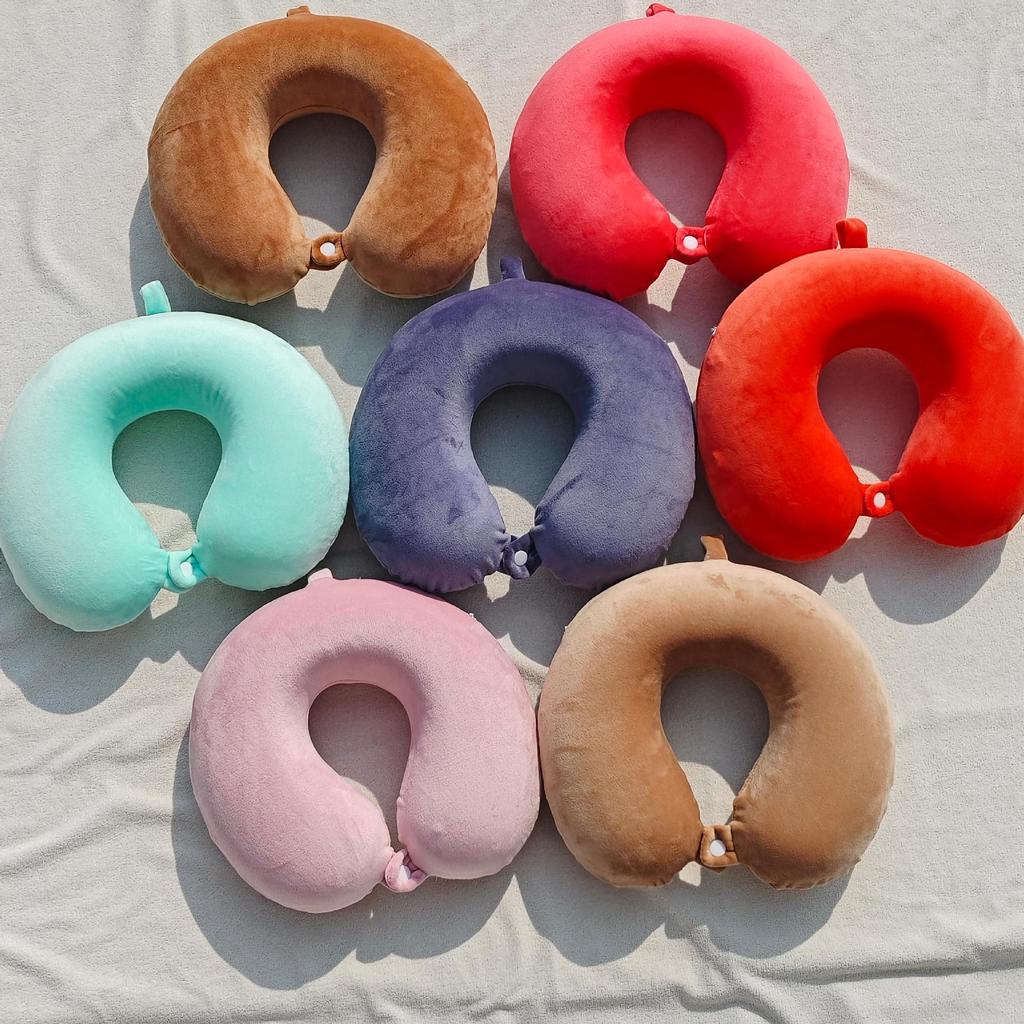 Four-sided Elastic U-shaped Pillow Memory Foam Travel Aircraft Neck Protection Pillow Elastic Super Soft U-shaped Pillow