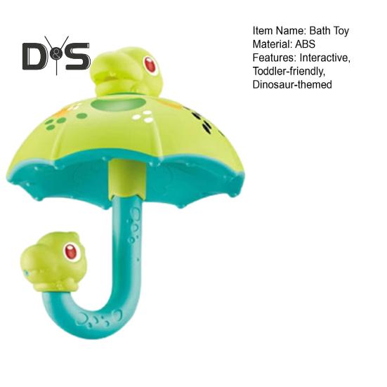 Dinosaur Umbrella Bath Toy for Toddlers Water Spray Bathtub Toy Fun Dinosaur-themed Bath Toy Educational Gift