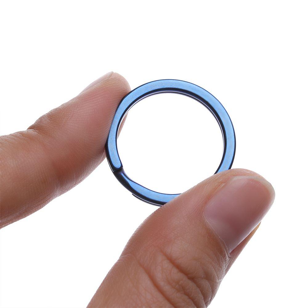 quality Titanium Alloy Camping Travel Goods EDC Keychain Key Ring Keyring Buckle Portable Holder