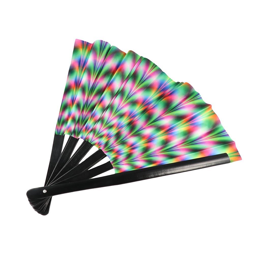 Quality Chinese Style Cat Patterns Summer Gift Cartoon Bamboo Wooden Fan Crafts Silk Fan Folding Fan Home Decoration