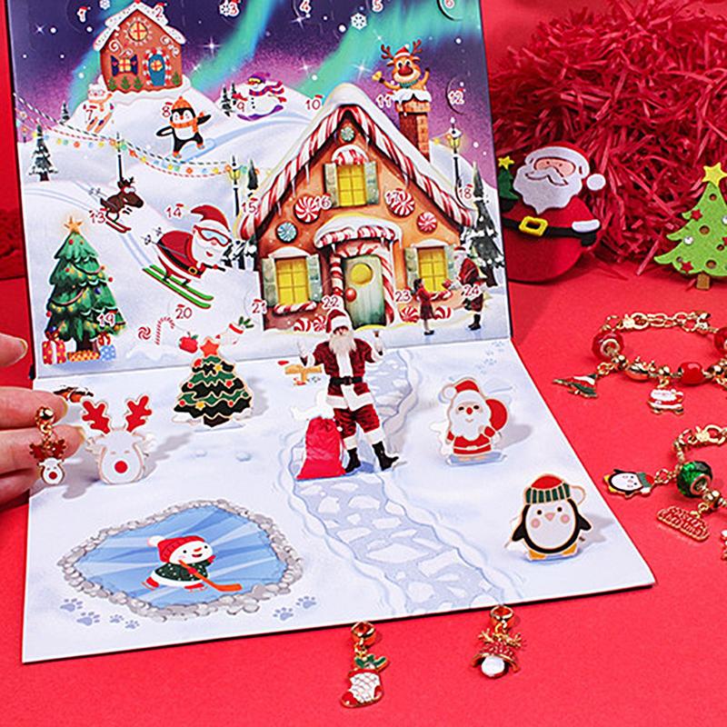 

Christmas Bracelet Advent Calendar Advent Calendar Charm Bracelets 2026 Christmas Countdown Calendar Bracelet Advent Calendar M23