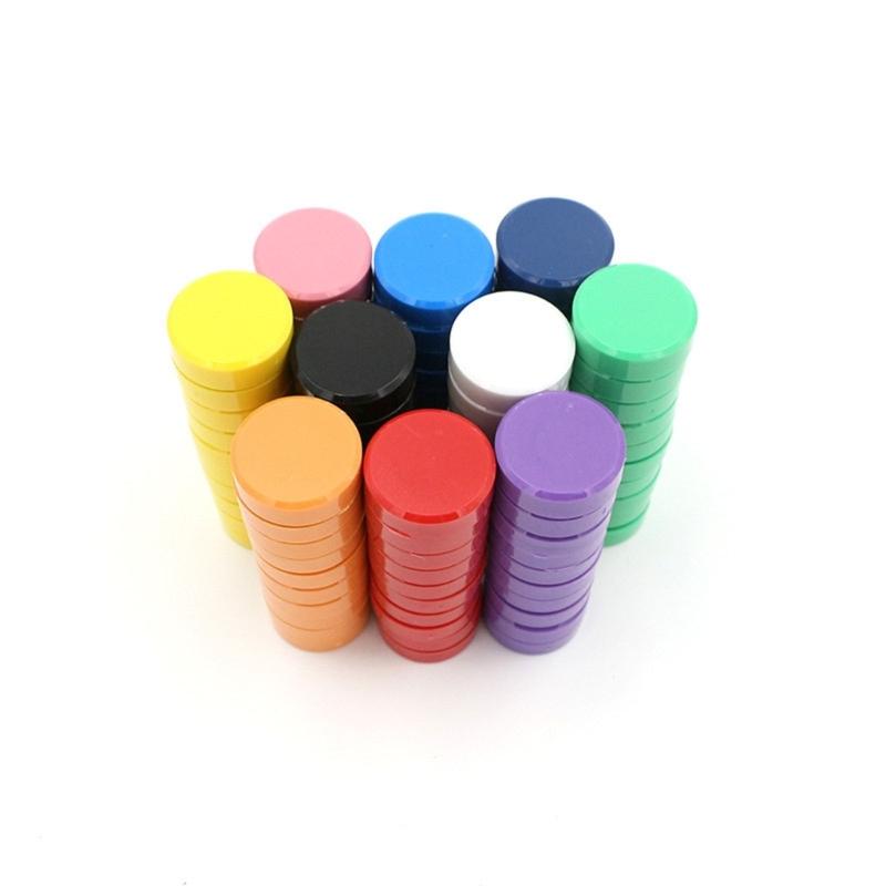 10 Pezzi Magneti Colorati per Lavagna Bianca Magneti Piccoli Forti Puntine da Disegno da usare come Magneti per Frigorifero Magneti per Ufficio