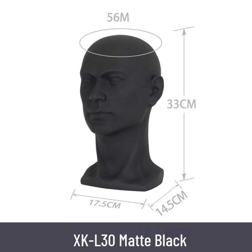 Multifunctional Display Mannequin Head for Spray Paint Hat, Bow Tie, Glasses, and Mask Props