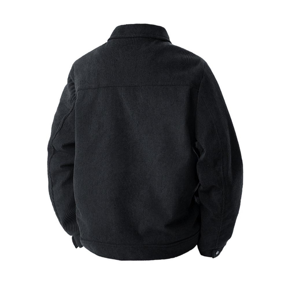 2026 Stylish New Men Corduroy Jackets Comfortable Windproof Male Clothes Casual Turn-down Collar Jacket Coats Plus Size Multiple Colors