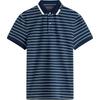 Logo Comfortable Versatile Striped Fashion Short Sleeve Polo Shirt Men Tops MW41605-0A4