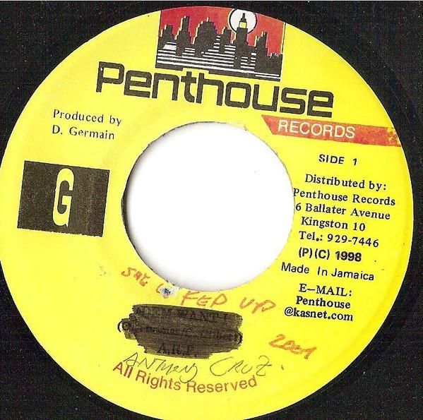 

7inch Record ANTHONY CRUZ She Fed Up NONE Penthouse Recor 2001 Jamaica Reggae Ska Dub Used