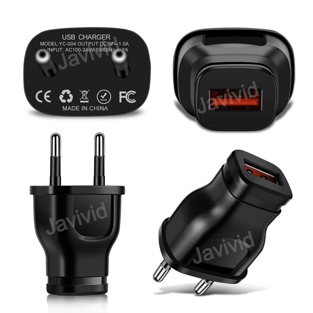 1A Mini USB Charger Adapter - EU/US Plug