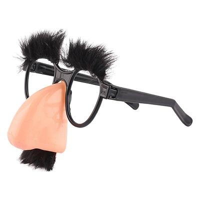Lustige Brille Cosplay Halloween Kostüme Accessoire Große Nase Brille mit Augenbrauen Schnurrbart Brille Weihnachtsgeschenke