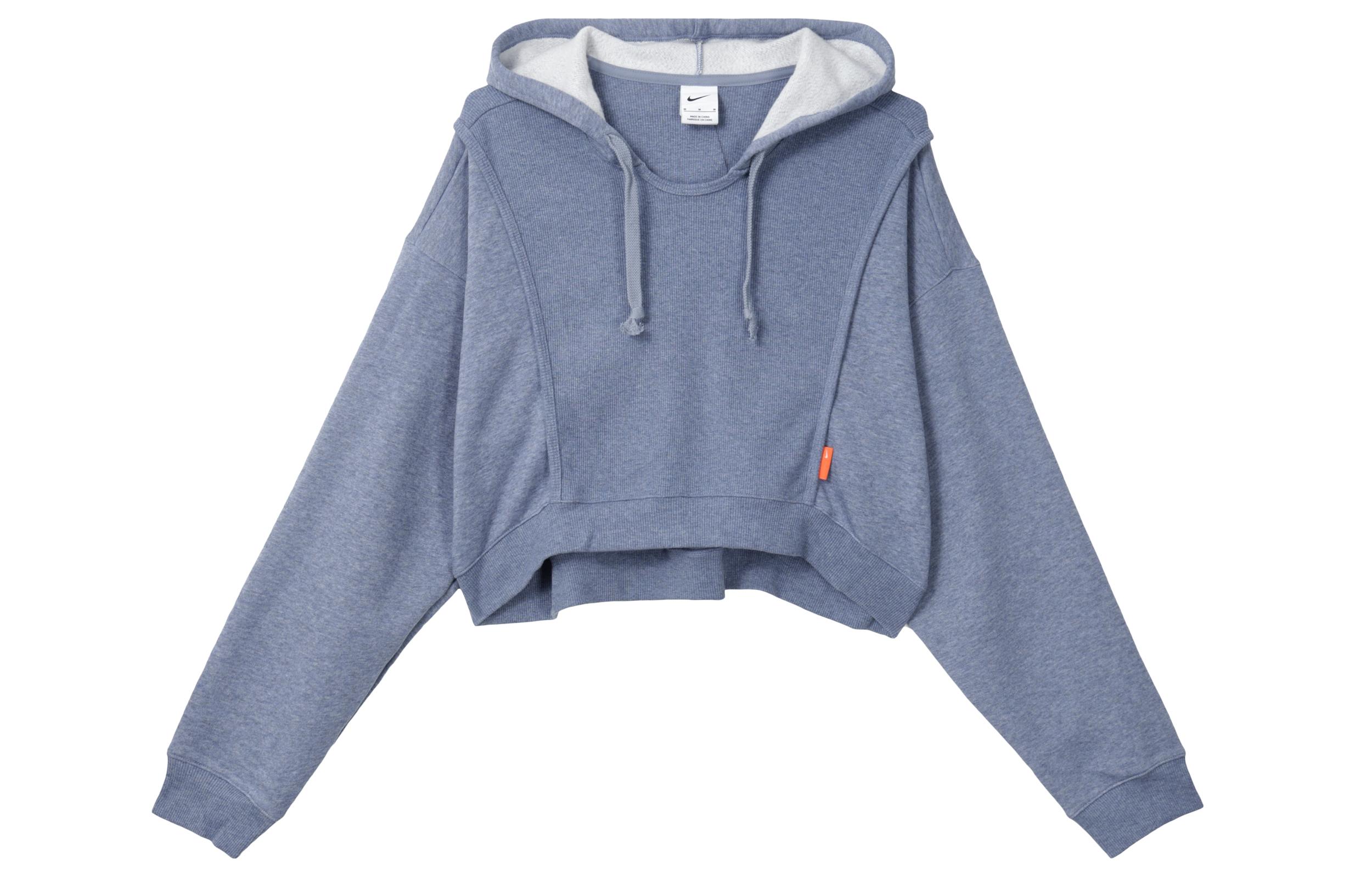 Nike Sweatshirts Women s Blue Hooded Moderate Regular DD4639-493 L