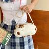 Large Capacity Cartoon Shoulder Pouch Lightweight Creative Crossbody Bag Capybara Plush Bag Gifts