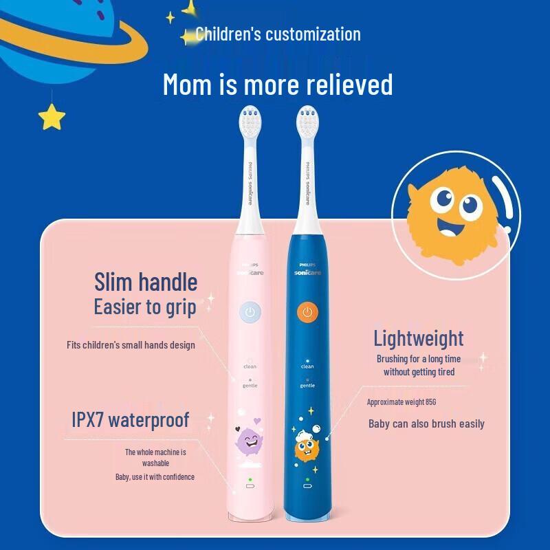 Philips HX2432 Kids Sonic Electric Toothbrush CN plug (adapter included)