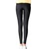 High-Waisted Fleece-Lined Glossy Stirrup Leggings for Outdoors