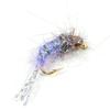 12PCS #12 Bead Head Nymphs Pink Blue Pearl Olive Purple Trout Fishing Nymph Flies