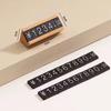Wood Adjustable Number Letter Price Label Commodity, Wine, Tea, Beauty Products Display Plate Price Cube Tags