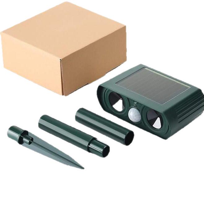 Solar-Powered Ultrasonic Mouse, Bird, and Snake Repeller for Outdoor Use