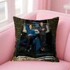 SSupernatural TV Series Cushion Cover Natural Linen Pillow Case DoubleSided Print Decorative Sofa Pillowcase Home Decor Gift