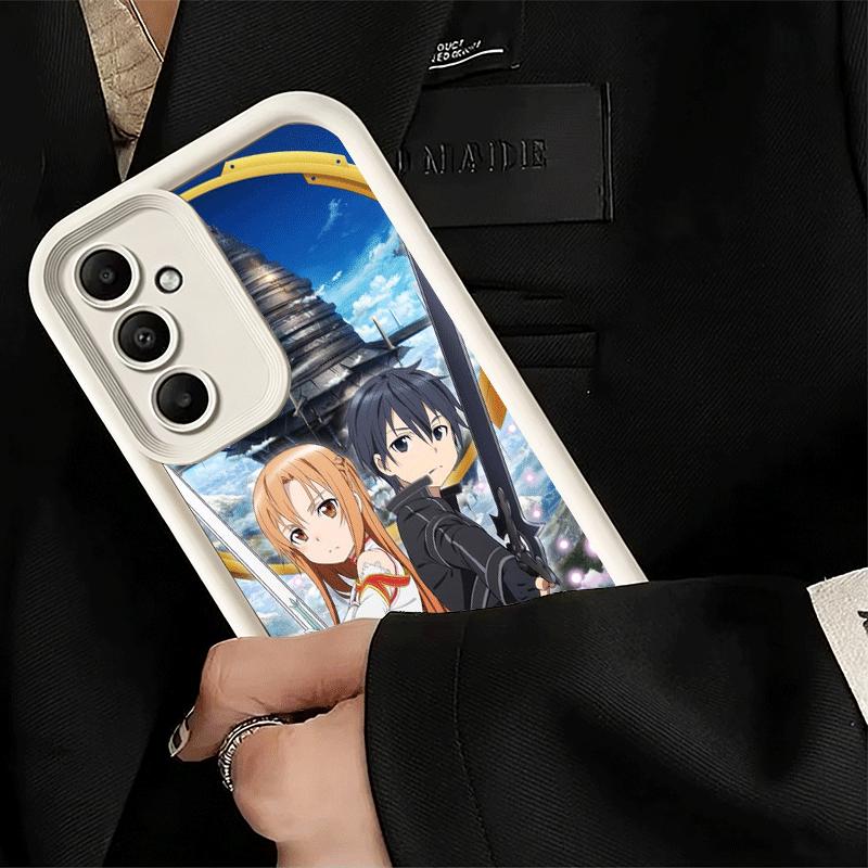 Phone Case for Samsung Galaxy S26 S25 Ultra S24 FE Sword Art Online Anime Shell S23 Plus S22 + S21 S20 5G Soft Silicone Funda
