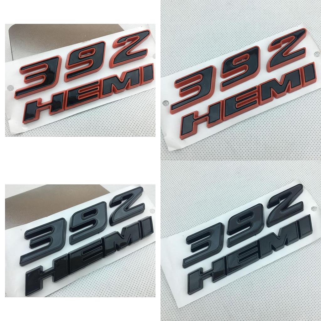 392hemi Schwarz Rot Emblem Kotflügel Seitenabzeichen Aufkleber 64l Aufkleber Für 300c Srt8 3500