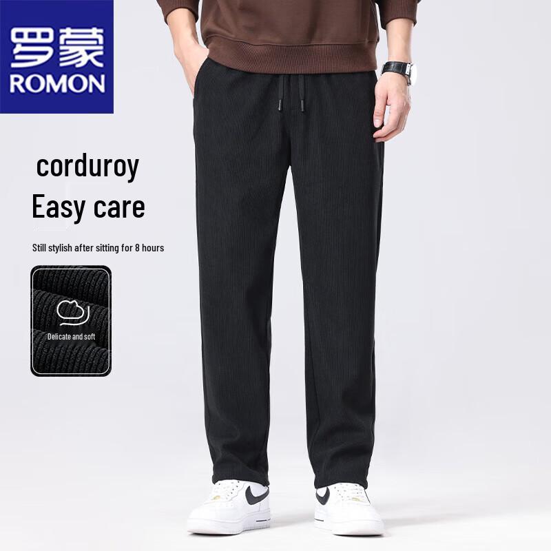 

ROMON Men s Casual Straight-Leg Business Pants XL