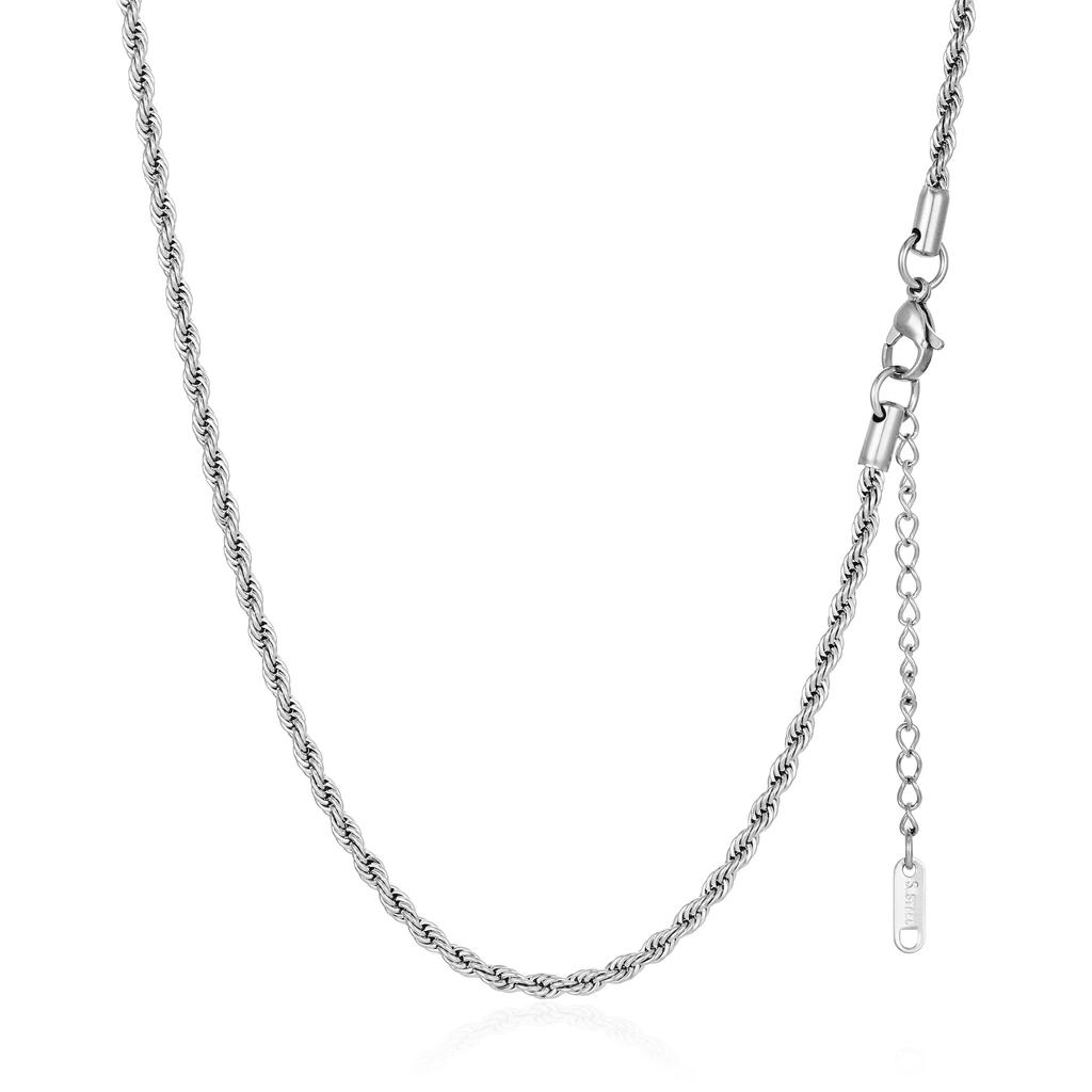 European and American Fashion Plated 18K Gold Stainless Steel Figaro Necklace Women's Trend Versatile Titanium Steel Chain Necklace